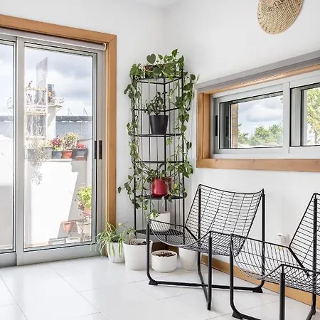 Joivy Sleek House Balcony & 2 Terraces In Porto *